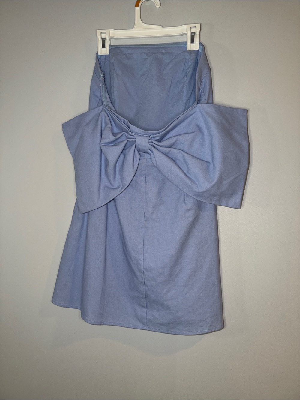 Altar’d State Lilia Strapless Bow Dress - Blue - Picture 4 of 8